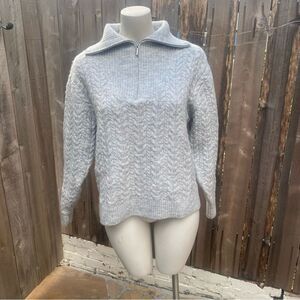 Reserved gray wool blend sweater size small